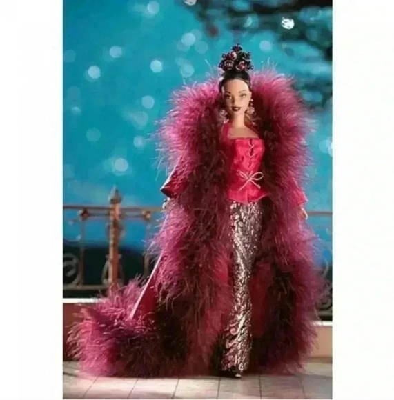 NRFB, Mattel Plum Elegant Cinnabar Sensation Barbie Doll Byron Lars Vintage, NIB - Picture 1 of 8